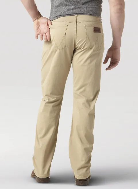 Men's Wrangler Retro Slim Fit Khaki Jeans