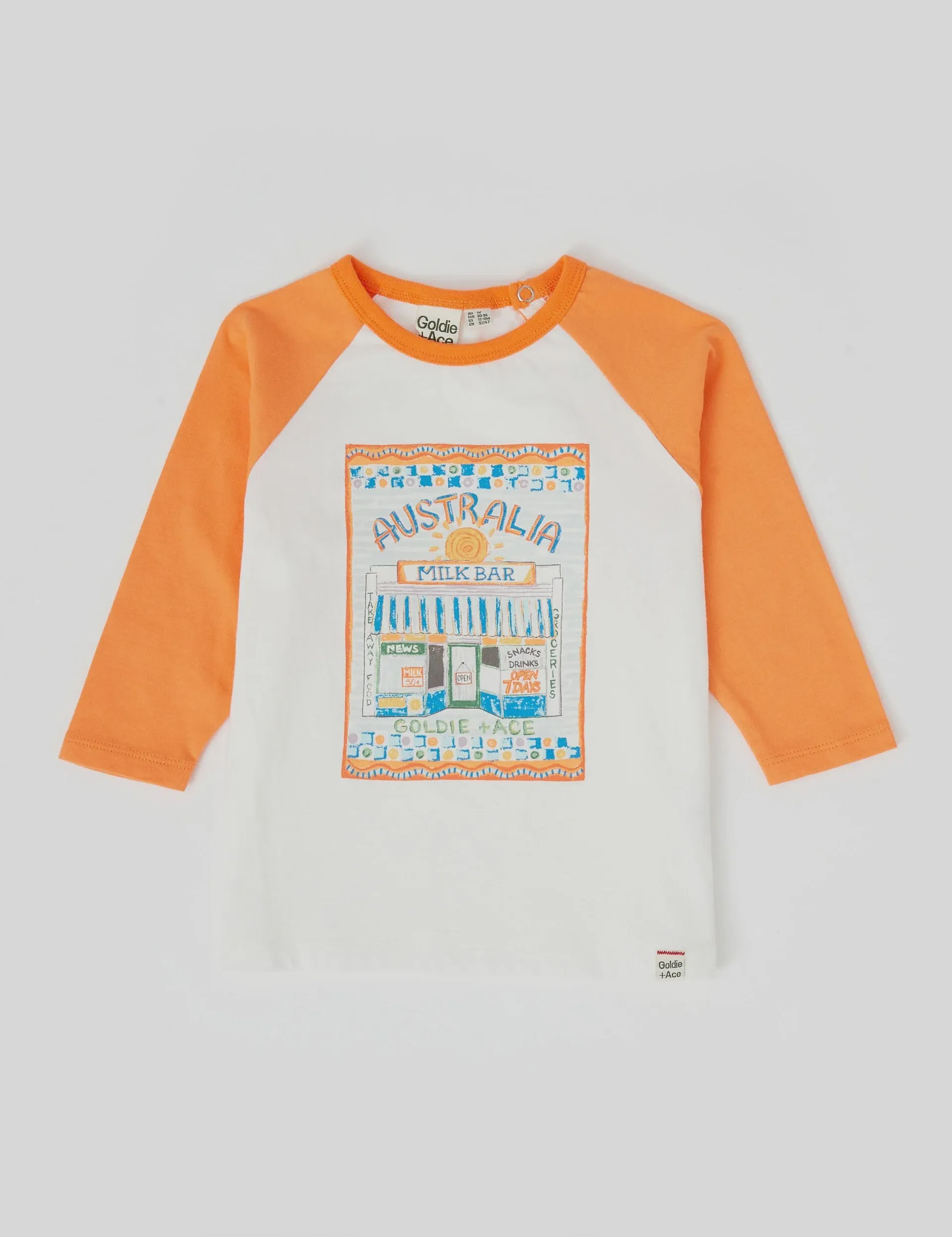 Milkbar Raglan Long Sleeve Top