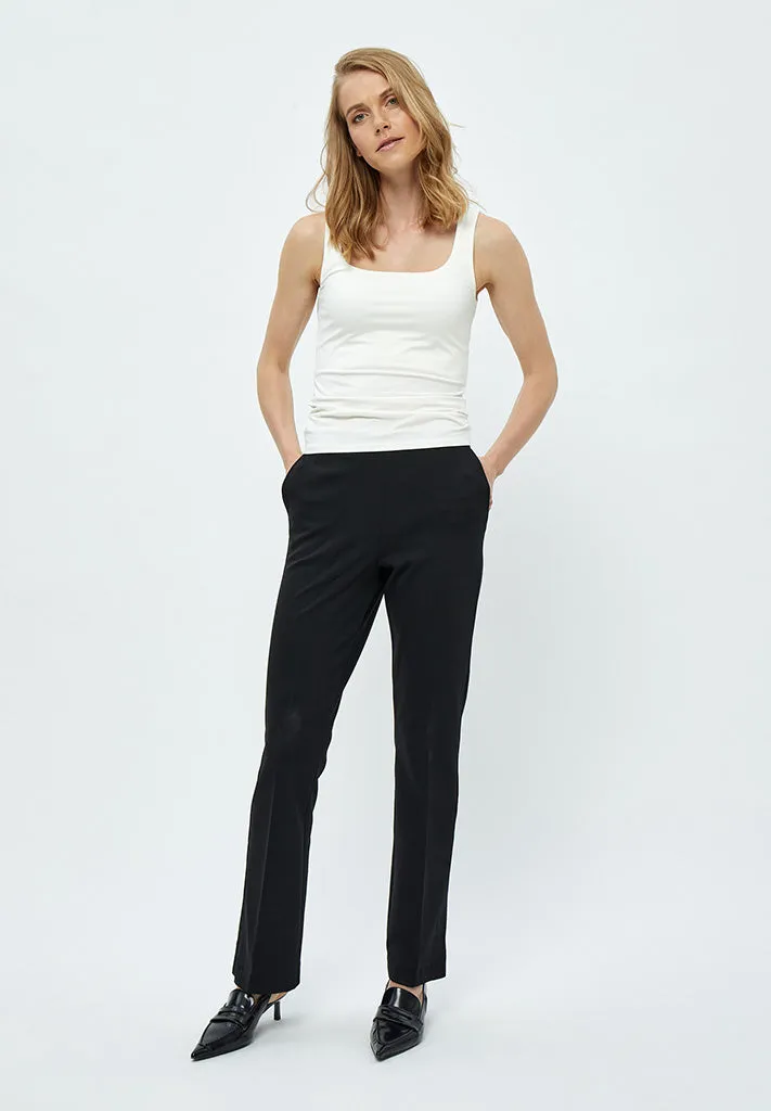 MSKimira Straight Pants - Black