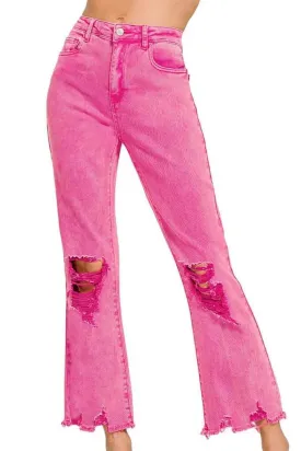 Pink Penelope Jeans - Zenana