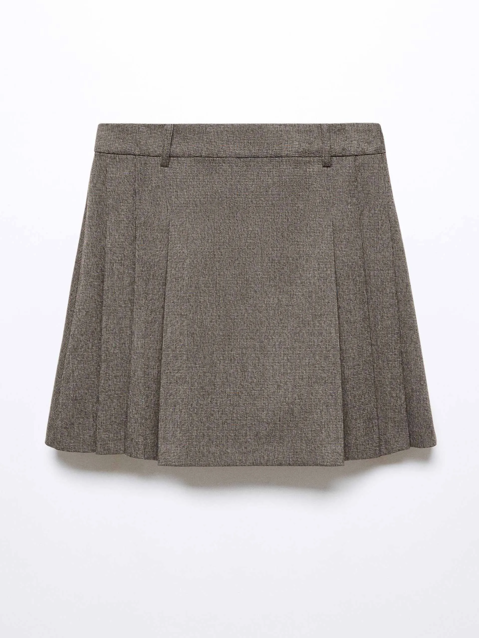 Pleated miniskirt