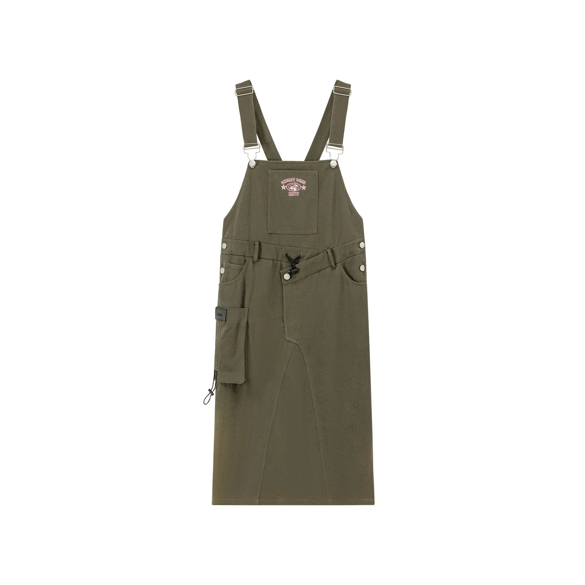 Pocket Overalls Dress