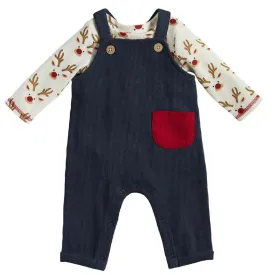 Reindeer Overall Set | Mud Pie