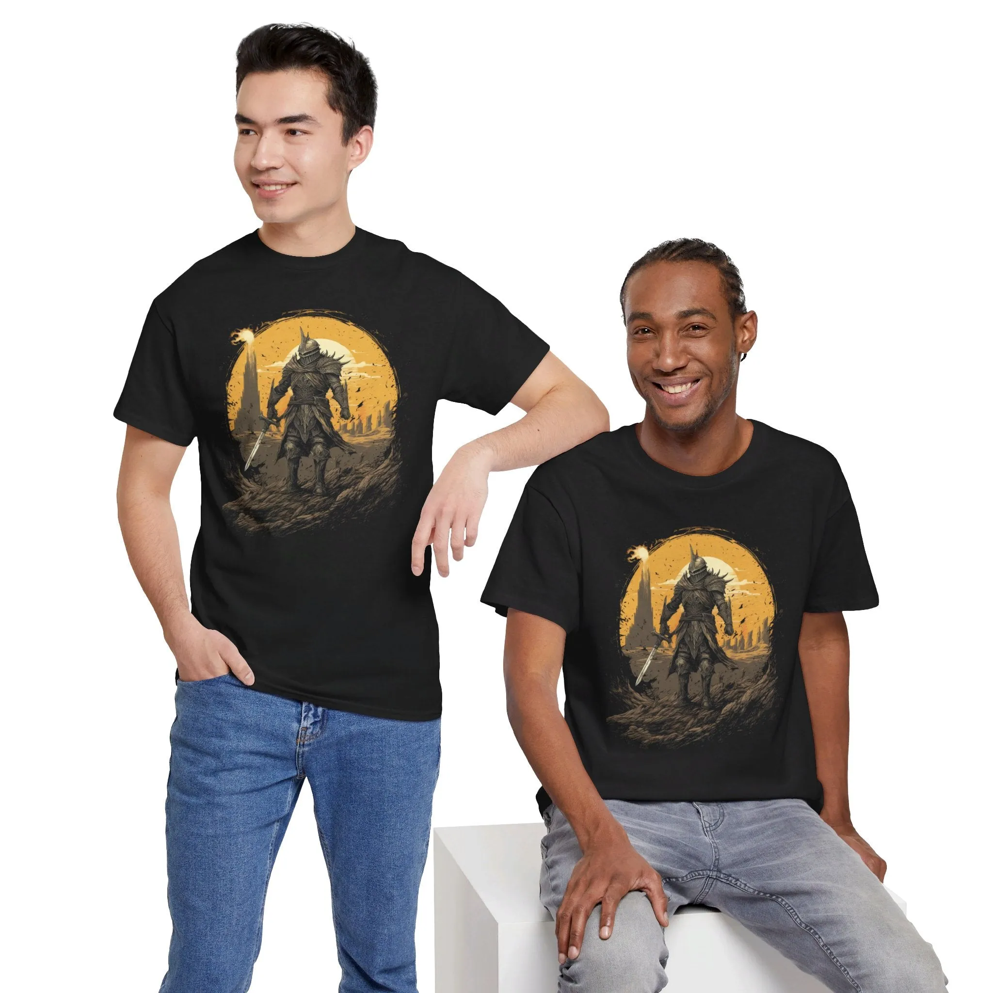 Ritter T-Shirt | T-Shirt für Gamer und Fantasy Fans