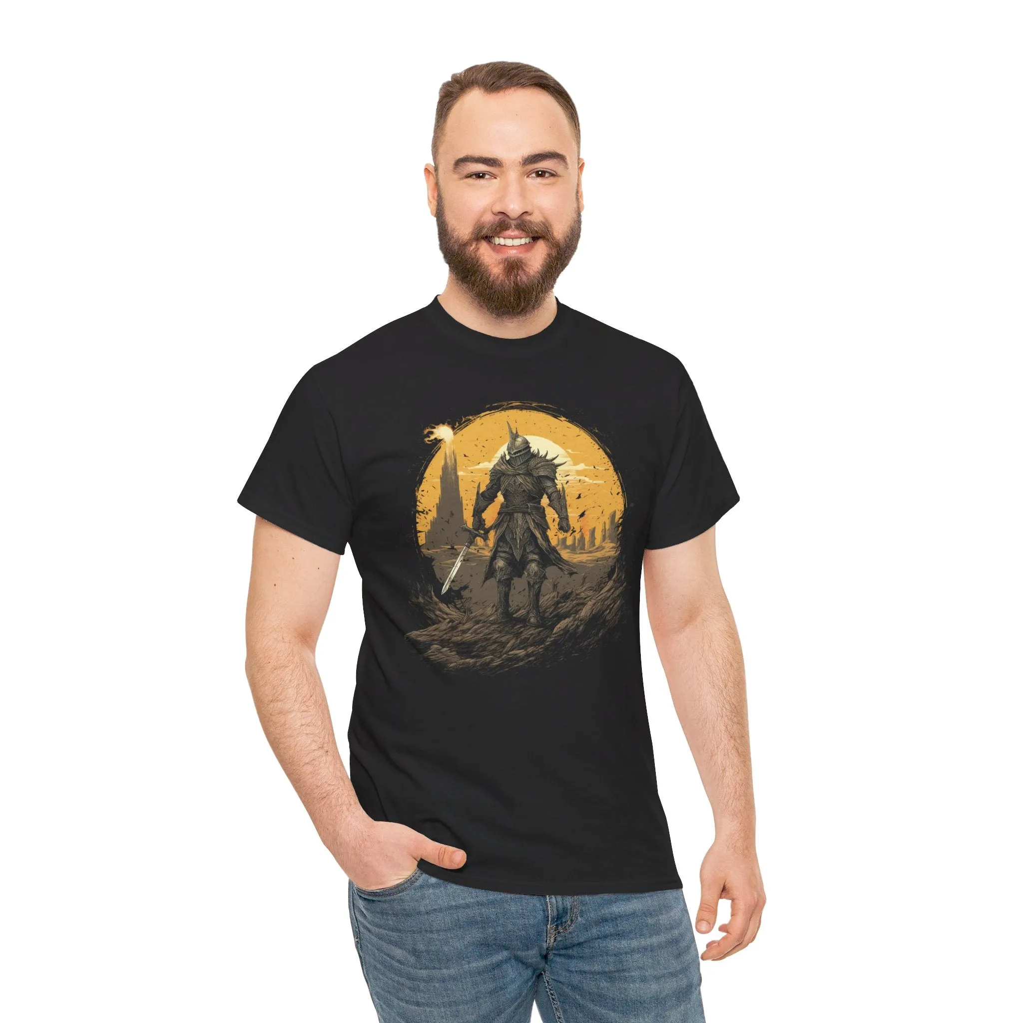 Ritter T-Shirt | T-Shirt für Gamer und Fantasy Fans