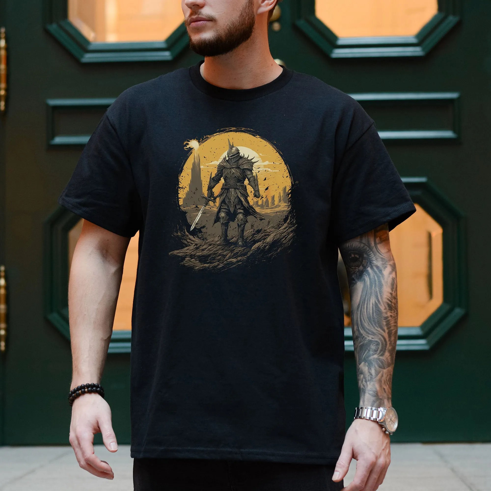 Ritter T-Shirt | T-Shirt für Gamer und Fantasy Fans