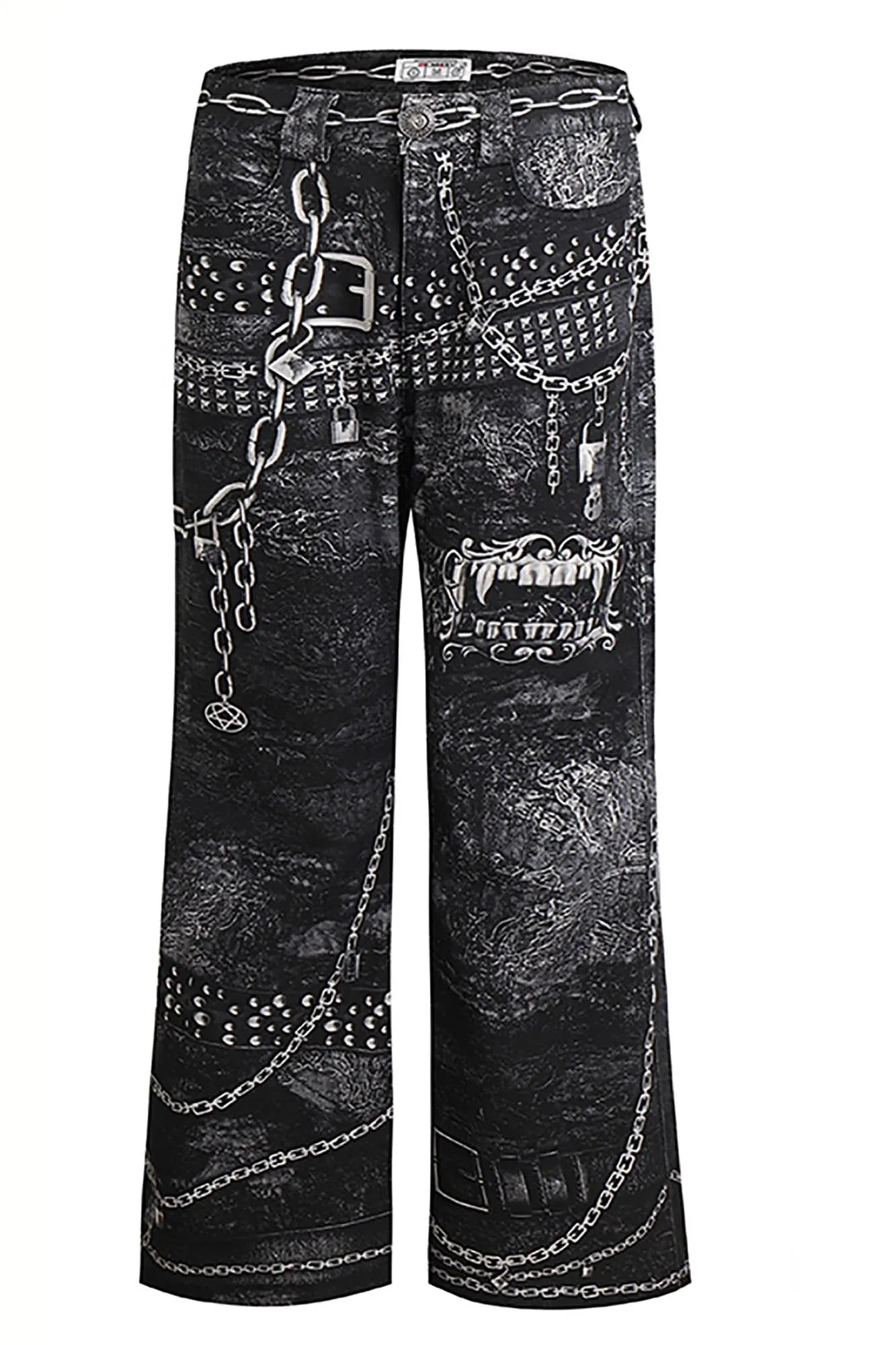 Skull Chain Jeans