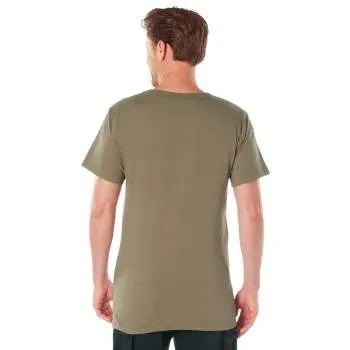 Solid Color 100% Cotton T-Shirt