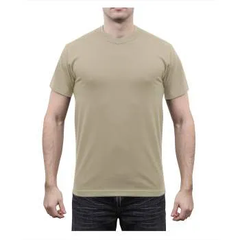 Solid Color 100% Cotton T-Shirt