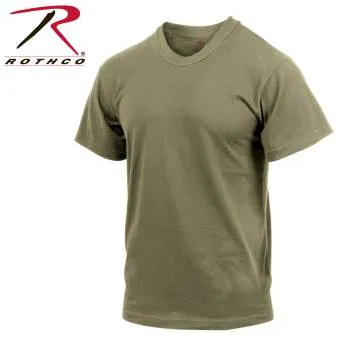 Solid Color 100% Cotton T-Shirt