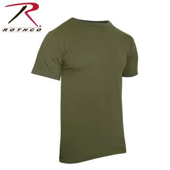 Solid Color 100% Cotton T-Shirt