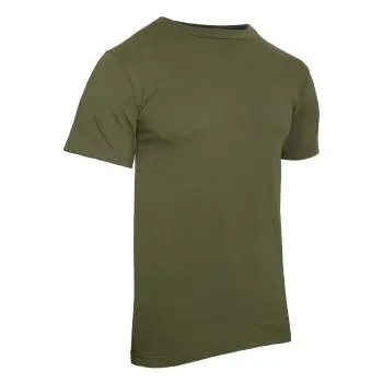 Solid Color 100% Cotton T-Shirt