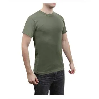 Solid Color 100% Cotton T-Shirt