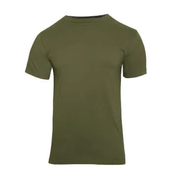 Solid Color 100% Cotton T-Shirt