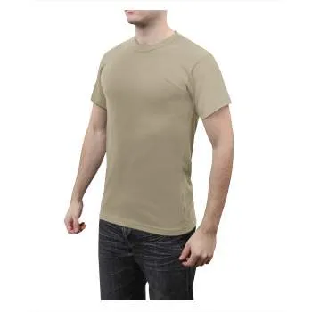 Solid Color 100% Cotton T-Shirt