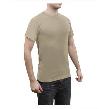 Solid Color 100% Cotton T-Shirt