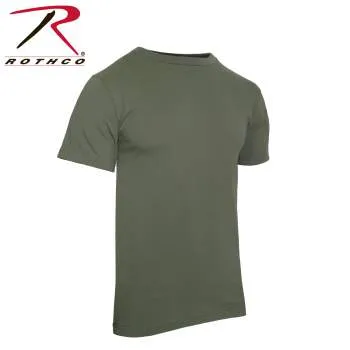 Solid Color 100% Cotton T-Shirt