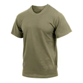 Solid Color 100% Cotton T-Shirt