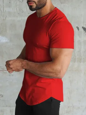 Solid Color Quick Dry Gym T-shirt