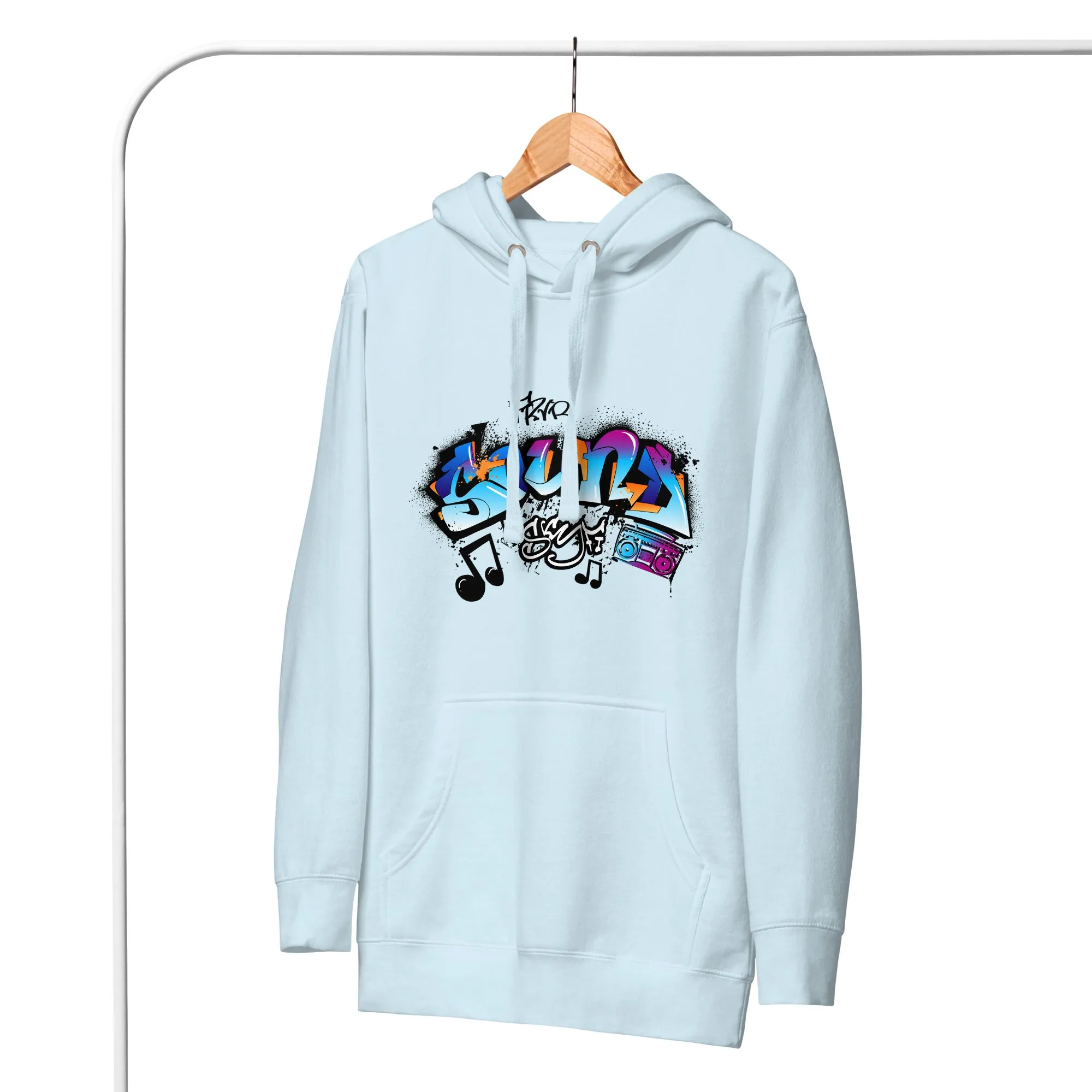 Unisex Hoodie- Sonic Graffiti Vibes