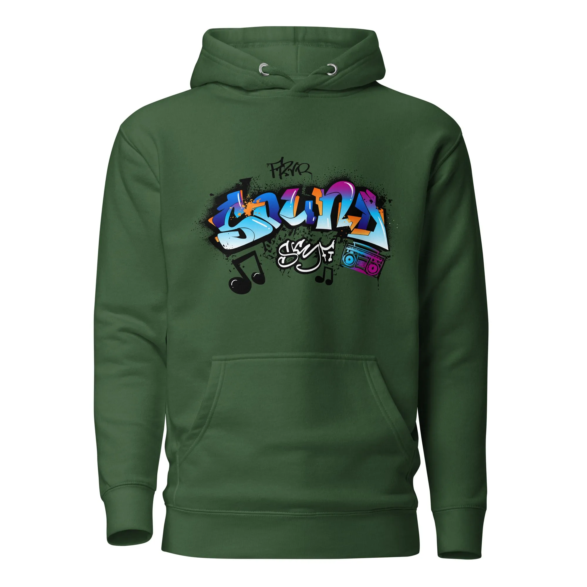 Unisex Hoodie- Sonic Graffiti Vibes