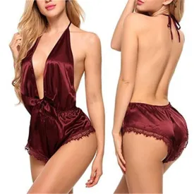 V-Neck Nighties Sleepwear Women's