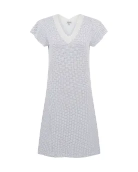 Women's Clara Nightdress - Navy Dot