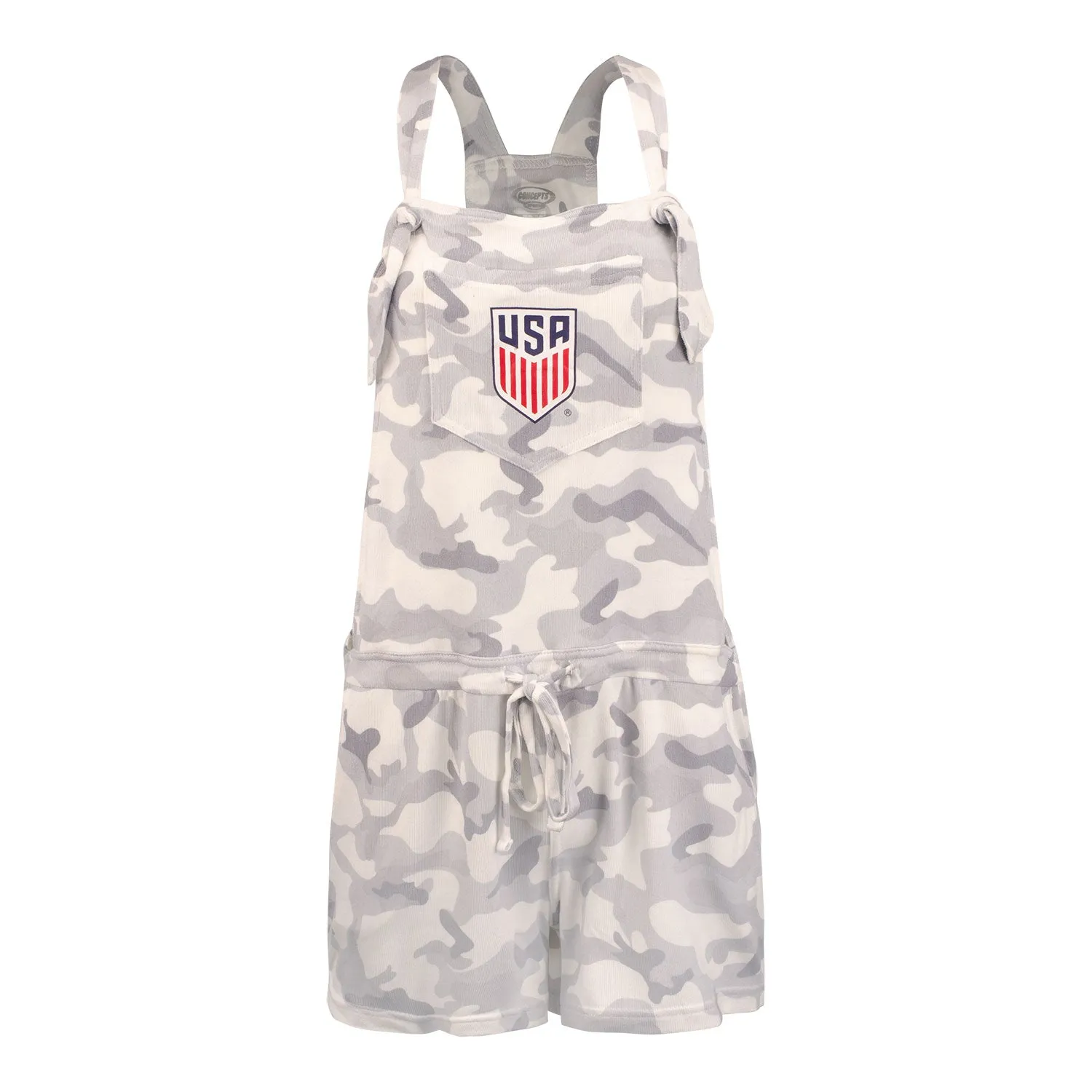 Women's Concepts Sport USA Composite Grey Camo Overall