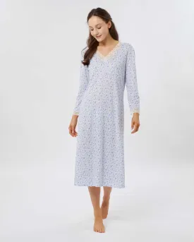 Women's Jersey Ella Nightdress - Fimber Ditsy Floral